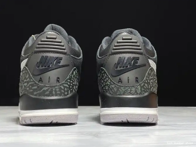 Rep LUCY CK4348-007 Cement Tinker Air 3 Jordan Black Grey 0522